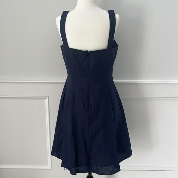 Gap linen navy blue dress - Picture 4 of 6
